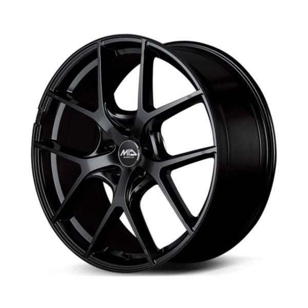 MIDホイールズ レフィナーダ モーション4 ホイール1本 17x7.0J 5H 114.3 +40 グロスブラック／ラインポリッシュ/17インチ MID WHEELS Lefinada MOTION4