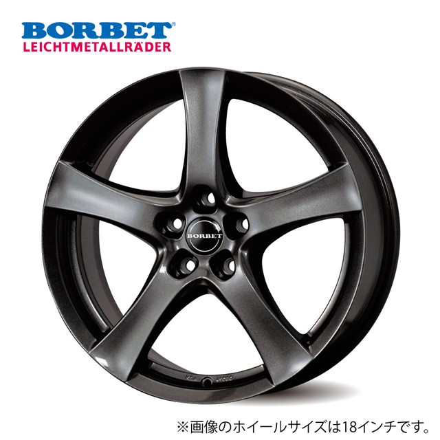 TAS ボルベット type F ホイール1本 15x6.0J 4H 100 +40 ミストラルアンスラサイトグロッシー / 15インチ タス ティーエーエス BORBET タイプ F【F6934】｜エスクリエイト