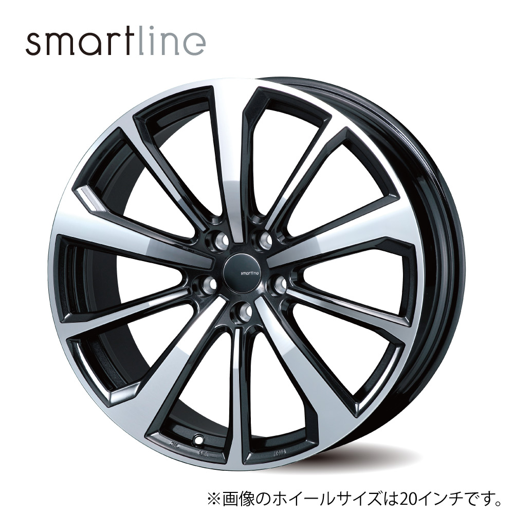 TAS スマートライン 365n ホイール1本 20x8.5J 5H 108 +40 ダークガンメタリック／ポリッシュ / 20インチ タス ティーエーエス smartline サンロクゴエヌ【N08540VVGP】