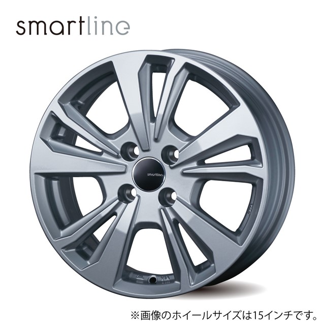 TAS スマートライン 365 ホイール1本 15x5.5J 4H 100 +40 シルバー / 15インチ タス ティーエーエス smartline サンロクゴ【S55540DRS】|エスクリエイト