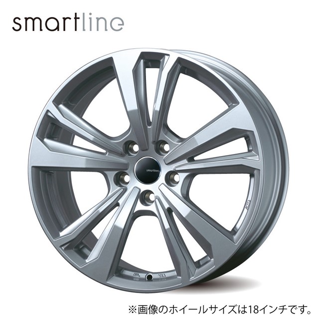 TAS スマートライン 365 ホイール1本 17x7.5J 5H 112 +38 シルバー / 17インチ タス ティーエーエス smartline サンロクゴ【S77538RAS】|エスクリエイト