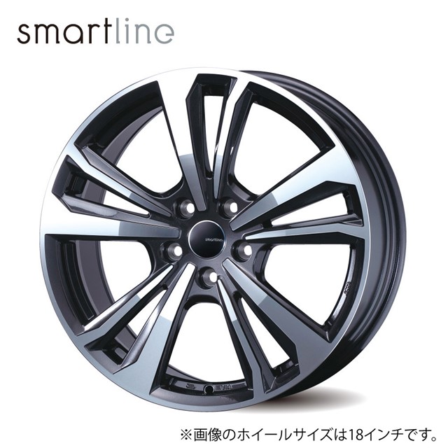TAS スマートライン 365 ホイール1本 18x8.0J(RFT対応品) 5H 112 +39 ガンメタリック/ポリッシュ / 18インチ タス ティーエーエス smartline サンロクゴ【S88039RMGP】|エスクリエイト