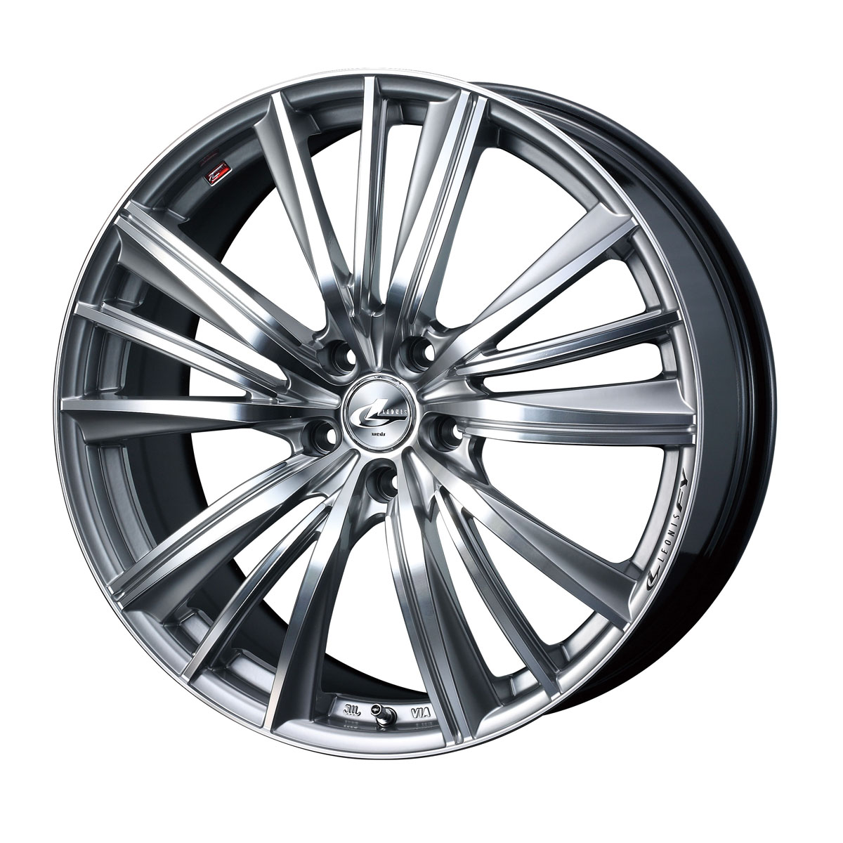 高い素材 レオニス Fy アルミホイール 1本 x8 5 45 114 3 5h Hsmc Iii ハイパーシルバーミラーカットiii インチ Leonis Fy 全日本送料無料 Visana Com Br
