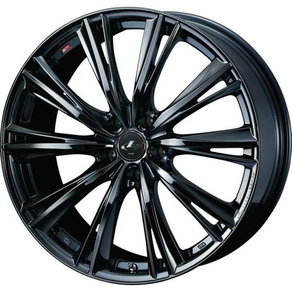 個人宅直送可 レオニスWX 20x8.5 5H 114.3 +35 ブラックメタルコートワン / 20インチ ホイール1本 LEONIS WX Weds ウェッズ 27,885円