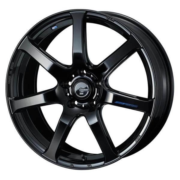 個人宅直送可 レオニス ナヴィア07 18x7.0 5H 114.3 +47 プレミアムブラック / 18インチ ホイール1本 LEONIS NAVIA 07 Weds ウェッズ