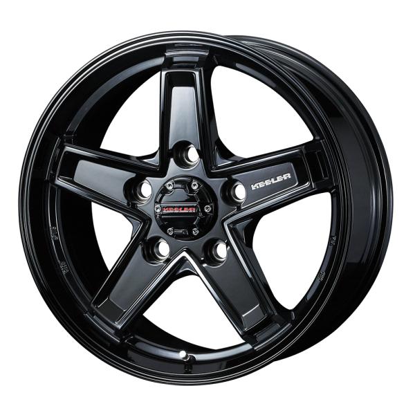 個人宅可 キーラータクティクス 17x7.5 5H 127 +38 グロスブラック / 17インチ ホイール1本 KEELER TACTICS Weds ウェッズ