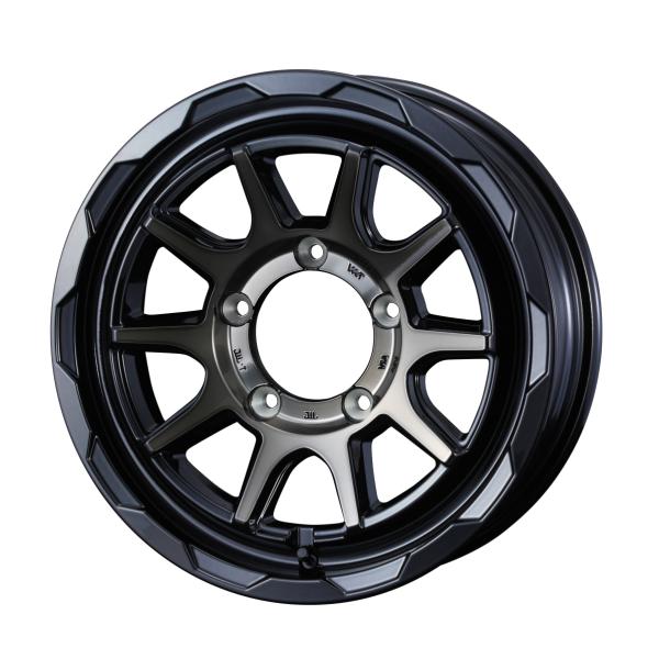 個人宅直送可 マッドヴァンス06 16x6.0 4H 100 +40 ブラックポリッシュブロンズクリア / 16インチ ホイール1本 MUD VANCE 06 Weds ウェッズ|エスクリエイト