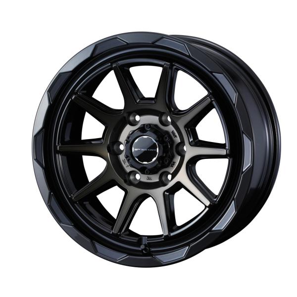 個人宅直送可 マッドヴァンス06 17x8.0 6H 139.7 +20 ブラックポリッシュブロンズクリア / 17インチ ホイール1本 MUD VANCE 06 Weds ウェッズ