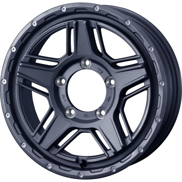 個人宅直送可 マッドヴァンス07 16x5.5 5H 139.7 +22 フリントグレイ / 16インチ ホイール1本 MUD VANCE 07 Weds ウェッズ