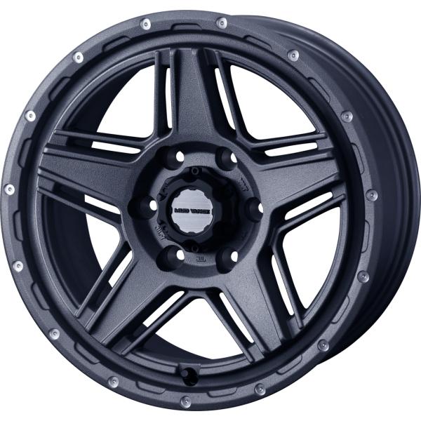 個人宅直送可 マッドヴァンス07 18x8.0 6H 139.7 +20 フリントグレイ / 18インチ ホイール1本 MUD VANCE 07 Weds ウェッズ｜エスクリエイト