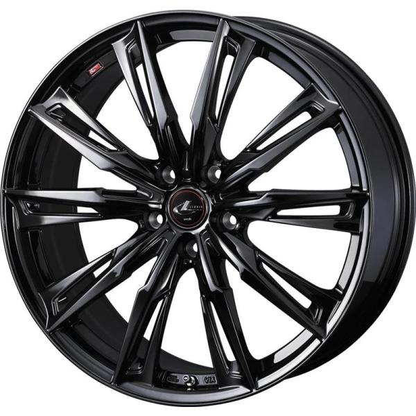 個人宅直送可 レオニスGX 15x4.5 4H 100 +45 ハイパーブラックメタルコート / 15インチ ホイール1本 LEONIS GX Weds ウェッズ