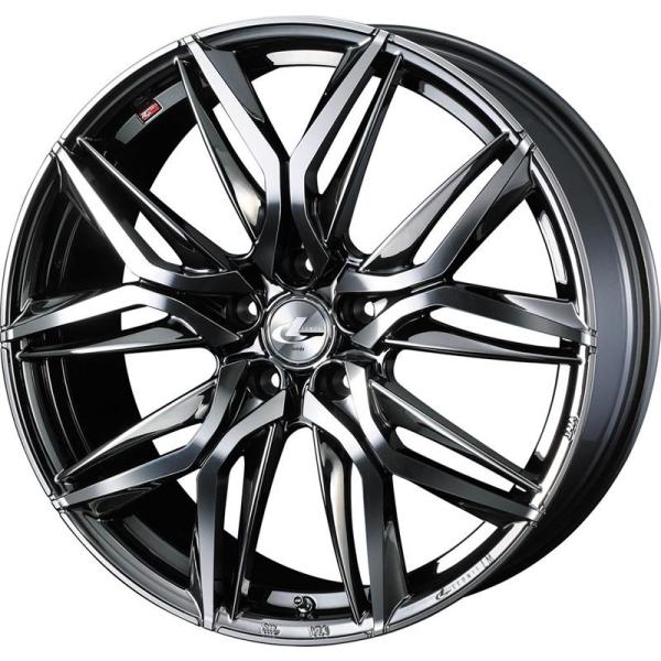 個人宅直送可 レオニスLM 17x6.5 5H 100 +42 ブラックメタルコート/ミラーカット / 17インチ ホイール1本 LEONIS LM Weds ウェッズ｜エスクリエイト