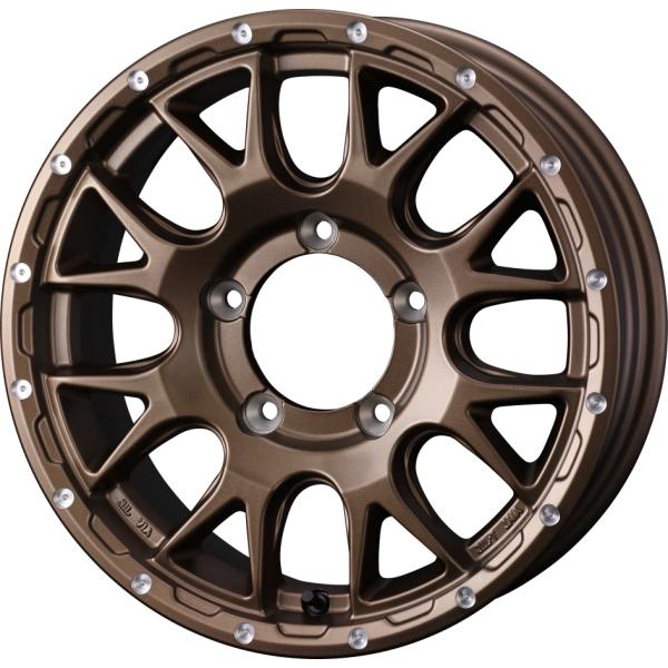 個人宅直送可 マッドヴァンス08 16x5.5 5H 139.7 +22 マットブロンズ / 16インチ ホイール1本 MUD VANCE 08 Weds ウェッズ|エスクリエイト