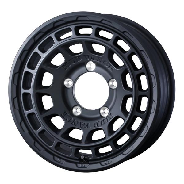 個人宅直送可 マッドヴァンスxタイプF 14x4.5 4H 100 +45 フルマットブラック / 14インチ ホイール1本 MUDVANCE X TYPE F Weds ウェッズ｜エスクリエイト