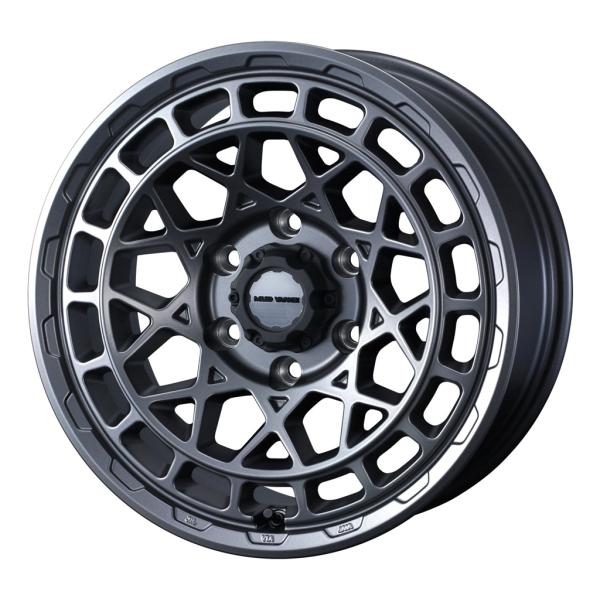 個人宅直送可 マッドヴァンスxタイプM 17x8.0 5H 127 +38 マットガンメタ / 17インチ ホイール1本 MUDVANCE X TYPE M Weds ウェッズ