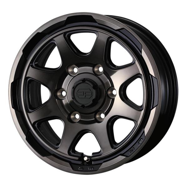 個人宅可 スタットベルク 16x6.5 6H 139.7 +38 ブラックポリッシュブロンズクリアー / 16インチ ホイール1本 STADTBERGE Weds ウェッズ｜エスクリエイト