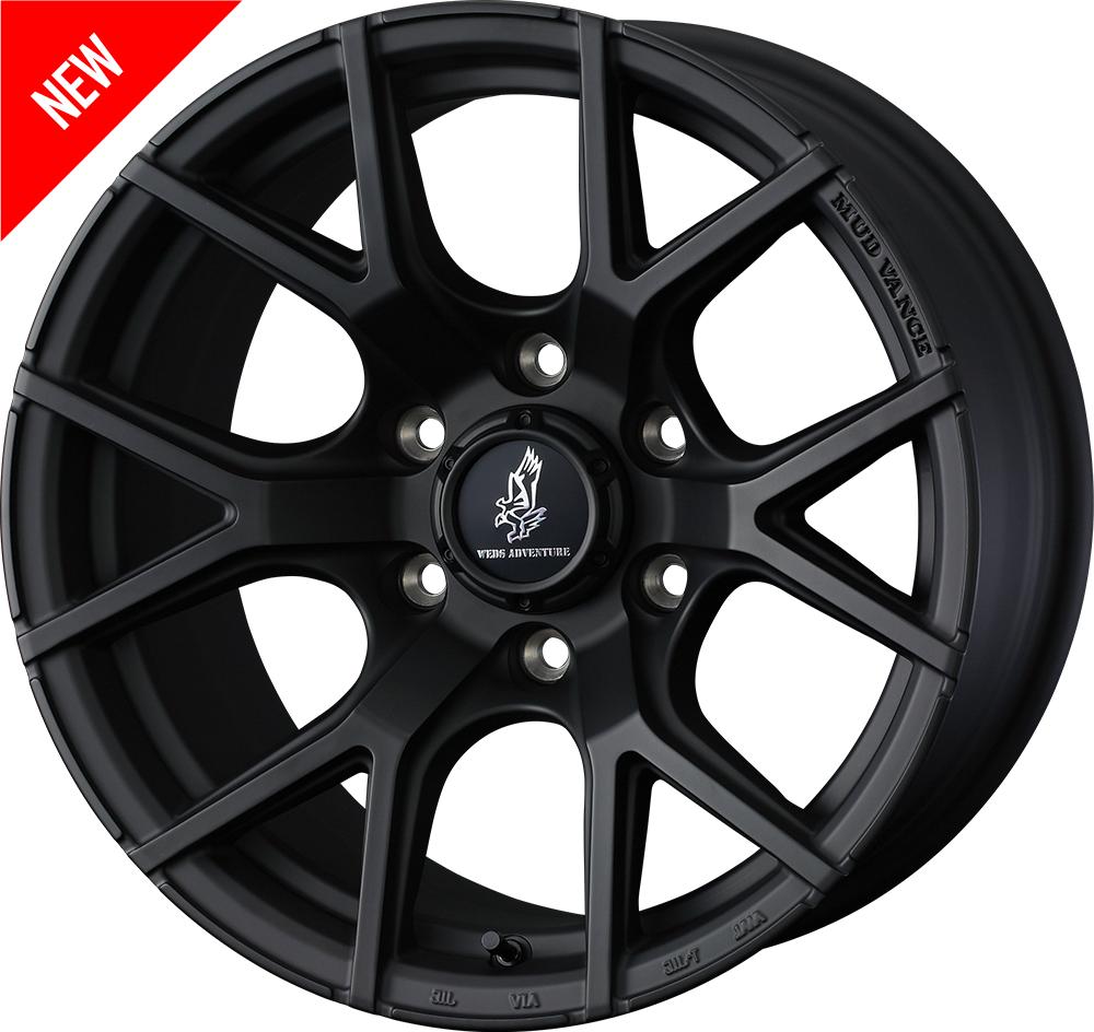 個人宅直送可 マッドヴァンス SD 18x9.0 6H 139.7 +50 フルマットブラック / 18インチ ホイール1本 MUD VANCE SD Weds ウェッズ｜エスクリエイト
