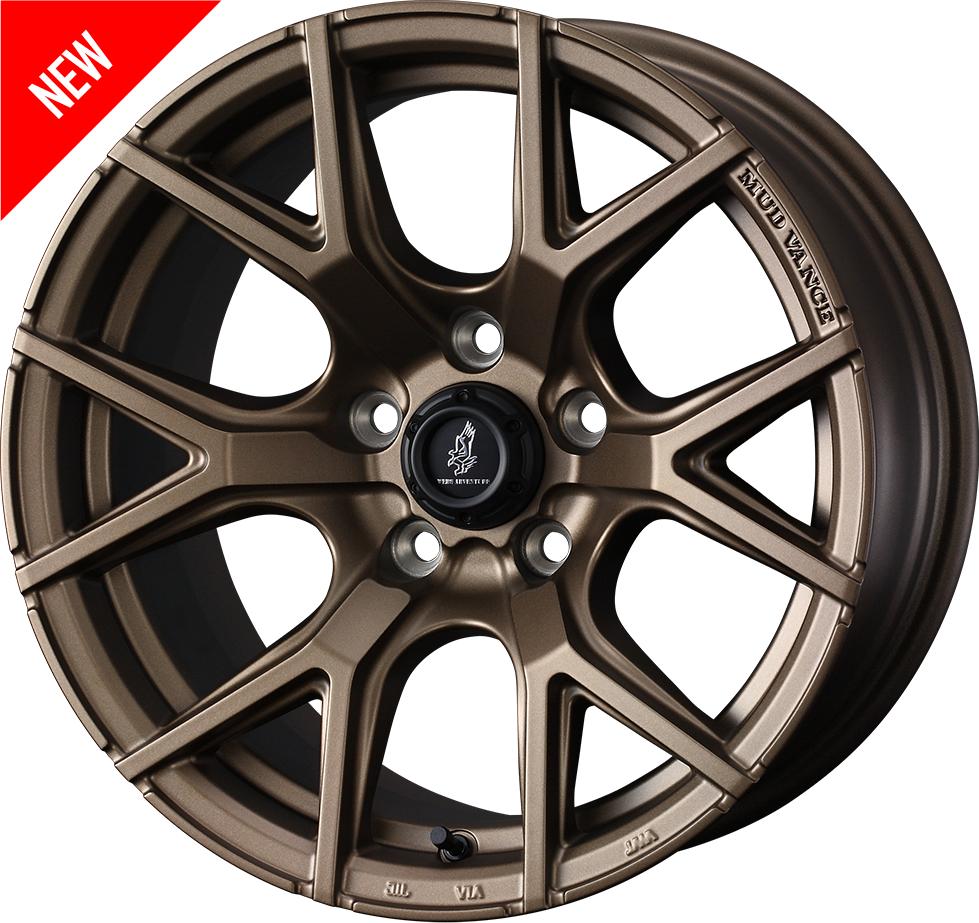 個人宅直送可 マッドヴァンス SD 16x8.0 5H 114.3 +10 フルマットブロンズ / 16インチ ホイール1本 MUD VANCE SD Weds ウェッズ｜エスクリエイト