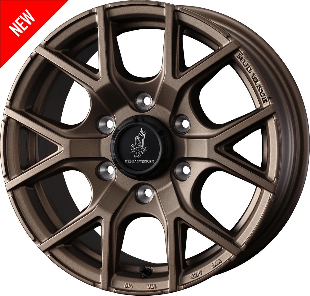 個人宅直送可 マッドヴァンス SD 17x8.0 6H 139.7 +20 フルマットブロンズ / 17インチ ホイール1本 MUD VANCE SD Weds ウェッズ