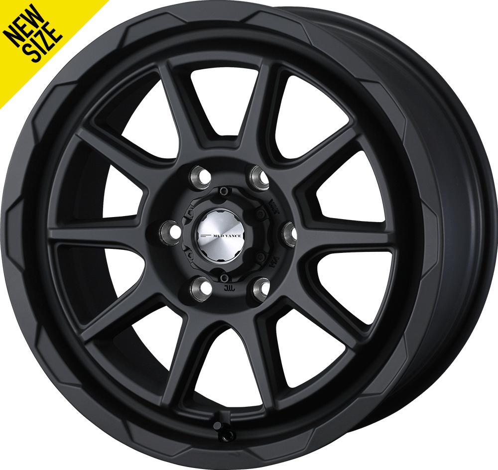 個人宅直送可 マッドヴァンス06 18x8.5 6H 139.7 +50 フルマットブラック / 18インチ ホイール1本 MUD VANCE 06 Weds ウェッズ 21,538円