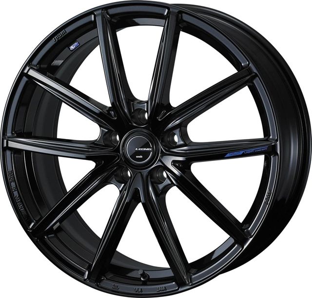 個人宅直送可 レオニス ナヴィア08 R14球面ボルト対応 21x8.0 5H 114.3 +39 プレミアムブラック / 21インチ ホイール1本 LEONIS NAVIA08 Weds ウェッズ