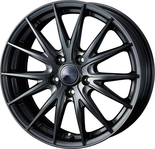 個人宅可 ヴェルヴァスポルト2 M14 トヨタ純正球面ボルト対応 18x7.0 5H 114.3 +40 ディープメタルII / 18インチ ホイール1本 VELVA SPORT2 Weds ウェッズ