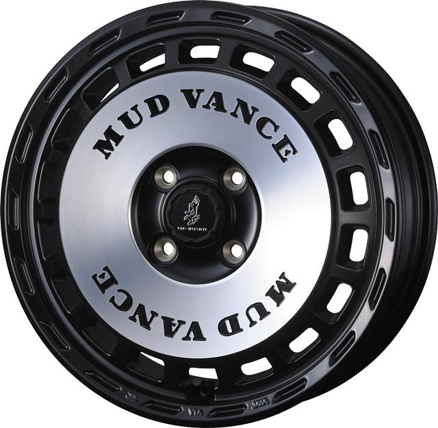 個人宅直送可 マッドヴァンス DX 12x4.0 4H 100 +40 マットブラックポリッシュ / 12インチ ホイール1本 MUD VANCE DX Weds ウェッズ｜エスクリエイト