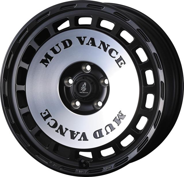 個人宅直送可 マッドヴァンス DX 17x8.0 6H 139.7 +20 マットブラックポリッシュ / 17インチ ホイール1本 MUD VANCE DX Weds ウェッズ