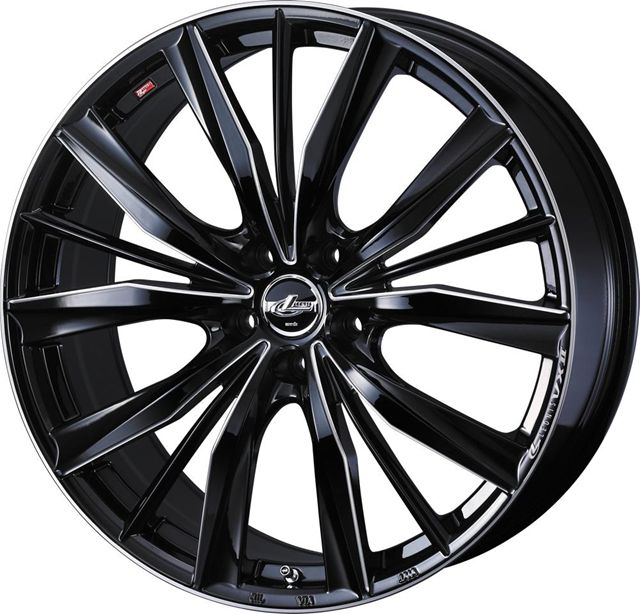 個人宅直送可 レオニスVX2 14R 球面ボルト対応 21x8.5 5H 114.3 +34 ブラックSCマシニング / 21インチ ホイール1本 LEONIS VX2 Weds ウェッズ