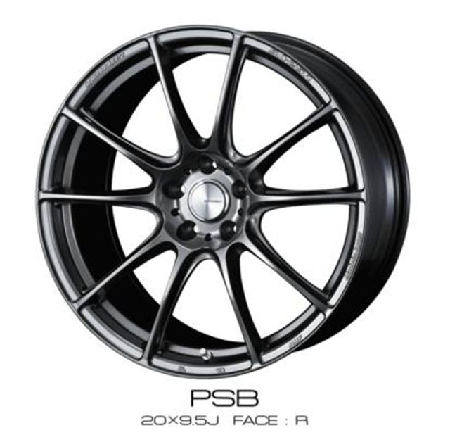 4本以上で特典付 ウェッズスポーツ SA-25R 19x8.5 5H 112 +45 メタルブラック F/ 19インチ ホイール1本 WedsSport SA-25R 個人宅直送可 Weds ウェッズ
