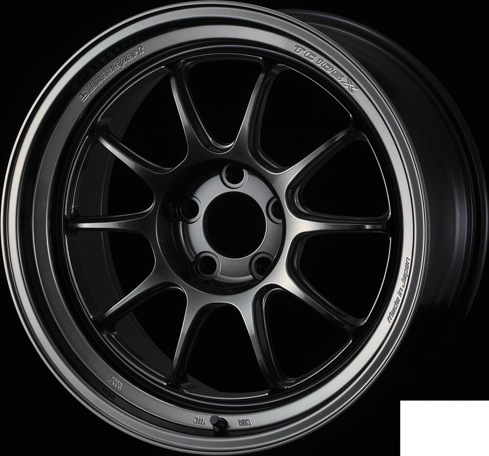 4本以上で特典付 ウェッズスポーツ TC-105X DSR 18x9.5 5H 120 +45 EJ-TITAN / 18インチ ホイール1本 WedsSport TC-105X DSR 個人宅直送可 Weds ウェッズ