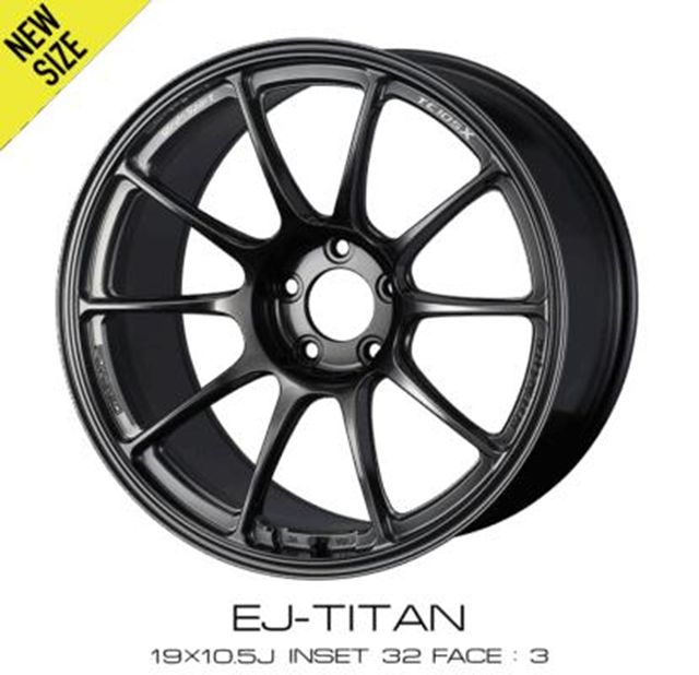 4本以上で特典付 ウェッズスポーツ TC-105X フォージド 19x10.5 5H 114.3 +23 EJ-TITAN / 19インチ ホイール1本 WedsSport TC-105X FORGED 個人宅可 Weds ウェッズ