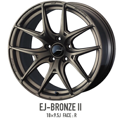 4本以上で特典付 ウェッズスポーツ SA-01R 18x8.5 5H 114.3 +35 イージェーブロンズツー / 18インチ ホイール1本 WedsSport SA-01R 個人宅直送可 Weds ウェッズ