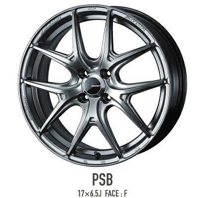 4本以上で特典付 ウェッズスポーツ SA-01R 17x6.5 4H 100 +42 プラチナシルバーブラック / 17インチ ホイール1本 WedsSport SA-01R 個人宅直送可 Weds ウェッズ|エスクリエイト