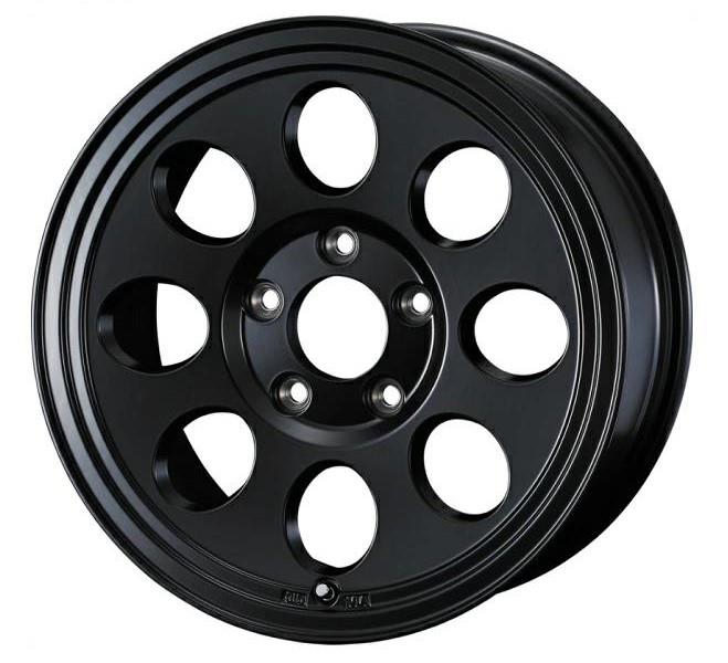 個人宅可 ジムラインタイプツー 16x8.0J 5H 114.3 &plusmn;0 マットブラック (MBK) / 16インチ ホイール1本 JIMLINE TYPE2 Weds ウェッズ｜エスクリエイト 19,181円
