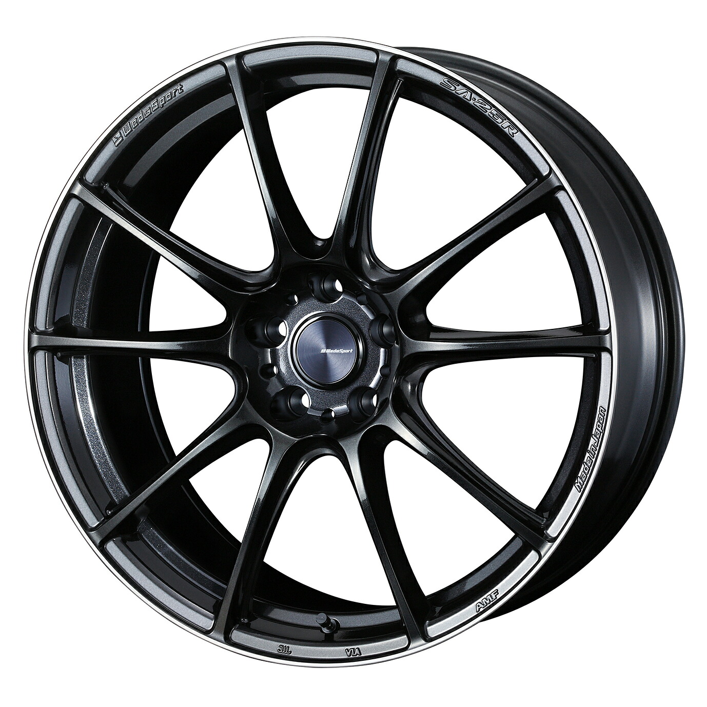 4本以上で特典付 ウェッズスポーツ SA-25R 20x8.5 5H 114.3 +45 メタルブラック F/ 20インチ ホイール1本 WedsSport SA-25R 個人宅直送可 Weds ウェッズ