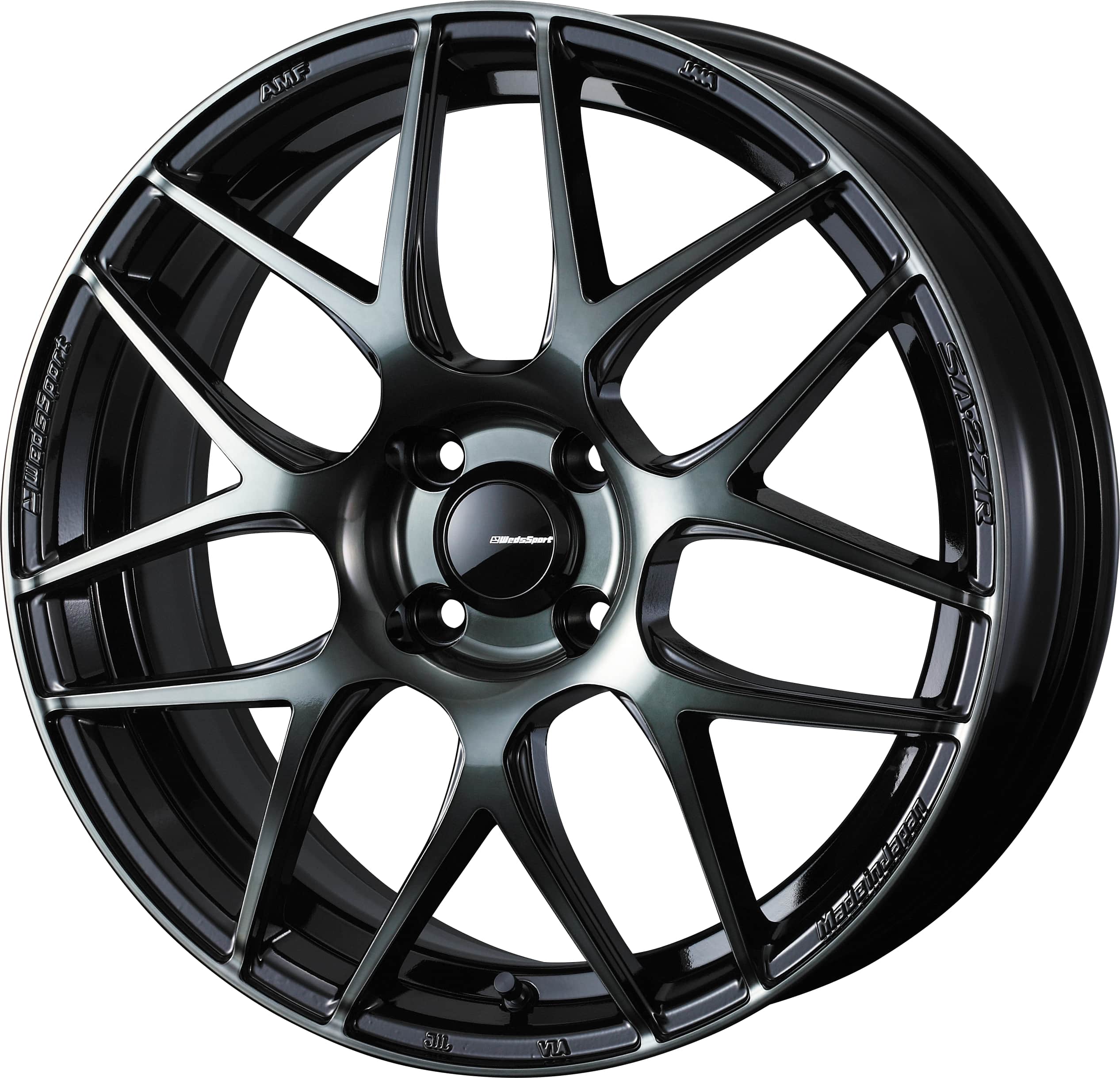 4本以上で特典付 ウェッズスポーツ SA-27R 17x7.0 5H 100 +45 ウォーズブラッククリアー / 17インチ ホイール1本 WedsSport SA-27R 個人宅直送可 Weds ウェッズ