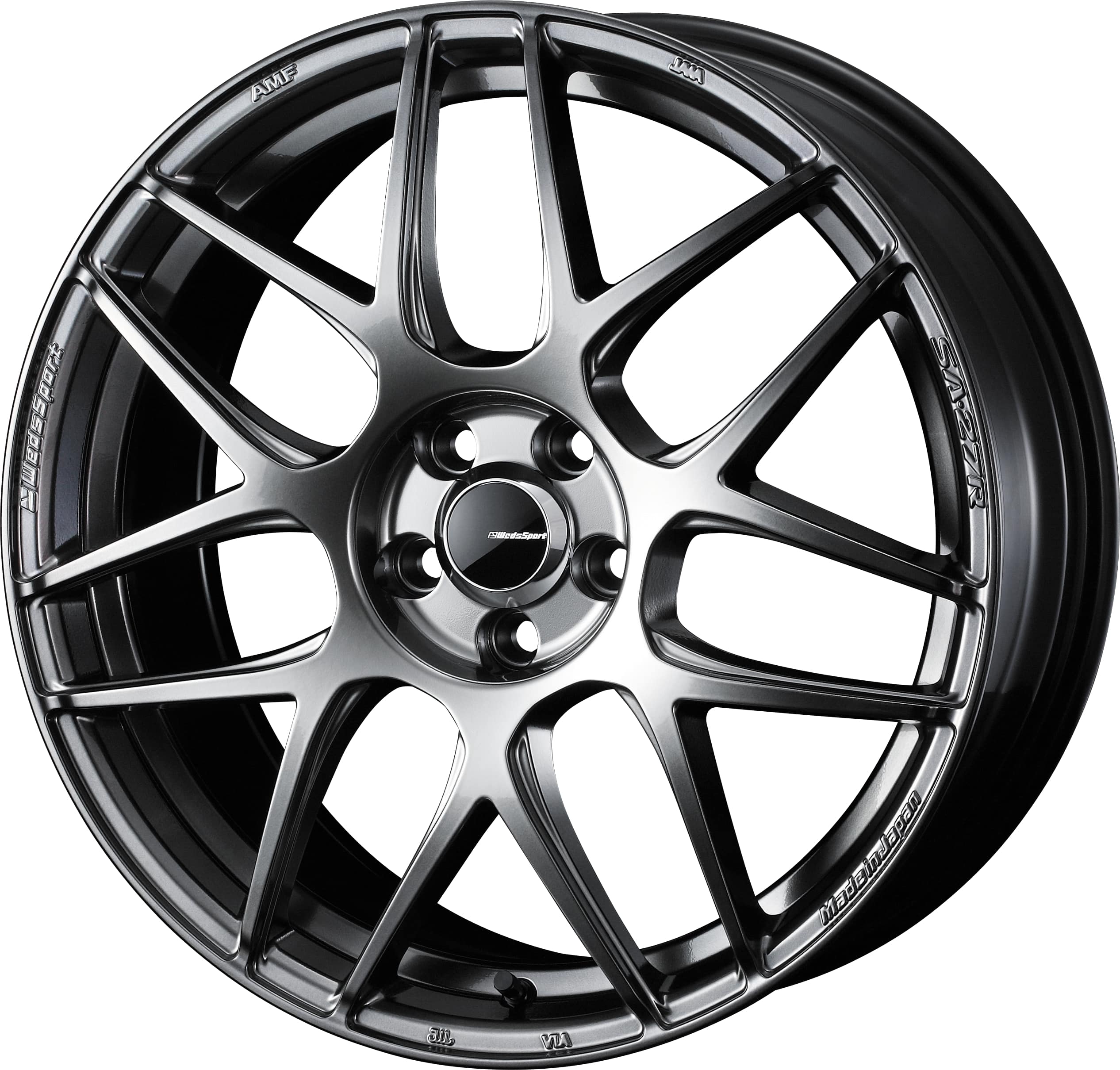 4本以上で特典付 ウェッズスポーツ SA-27R 17x7.5 5H 114.3 +45 プラチナシルバーブラック / 17インチ ホイール1本 WedsSport SA-27R 個人宅直送可 Weds ウェッズ｜エスクリエイト 20,806円
