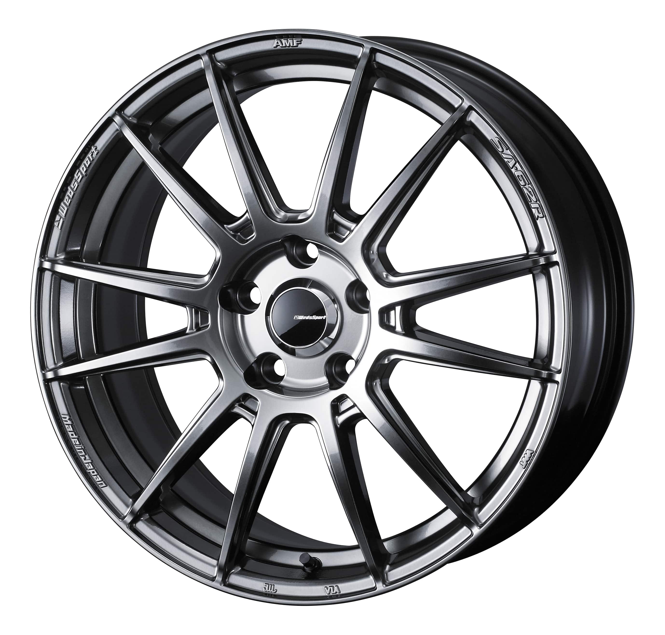 4本以上で特典付 ウェッズスポーツ SA-62R 17x6.5 4H 100 +42 プラチナシルバーブラック / 17インチ ホイール1本 WedsSport SA-62R 個人宅直送可 Weds ウェッズ