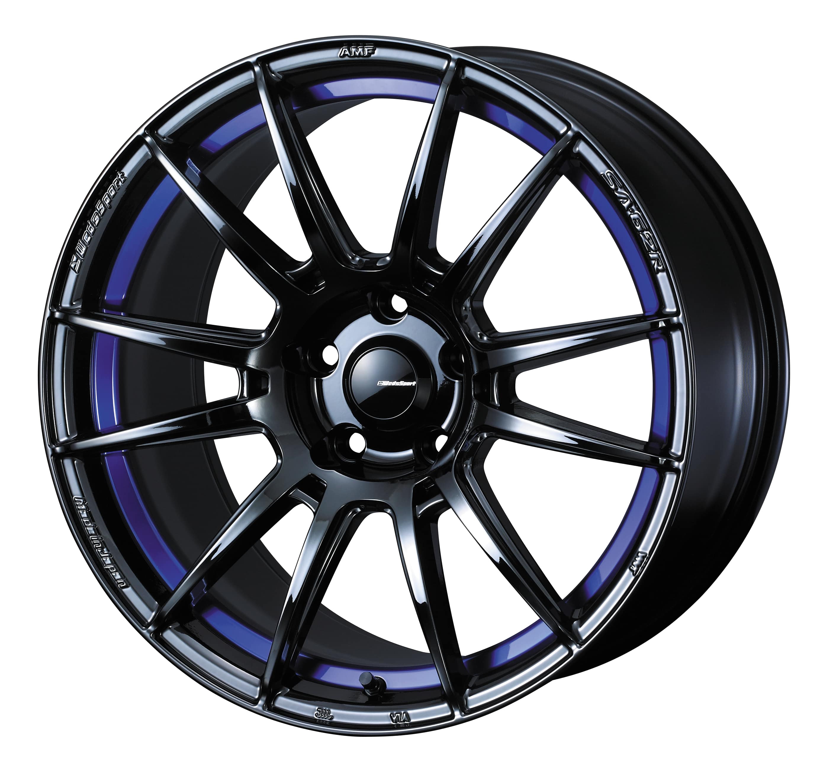 4本以上で特典付 ウェッズスポーツ SA-62R 18x7.5 5H 114.3 +45 ブルーライトクロームツー / 18インチ ホイール1本 WedsSport SA-62R 個人宅直送可 Weds ウェッズ|エスクリエイト