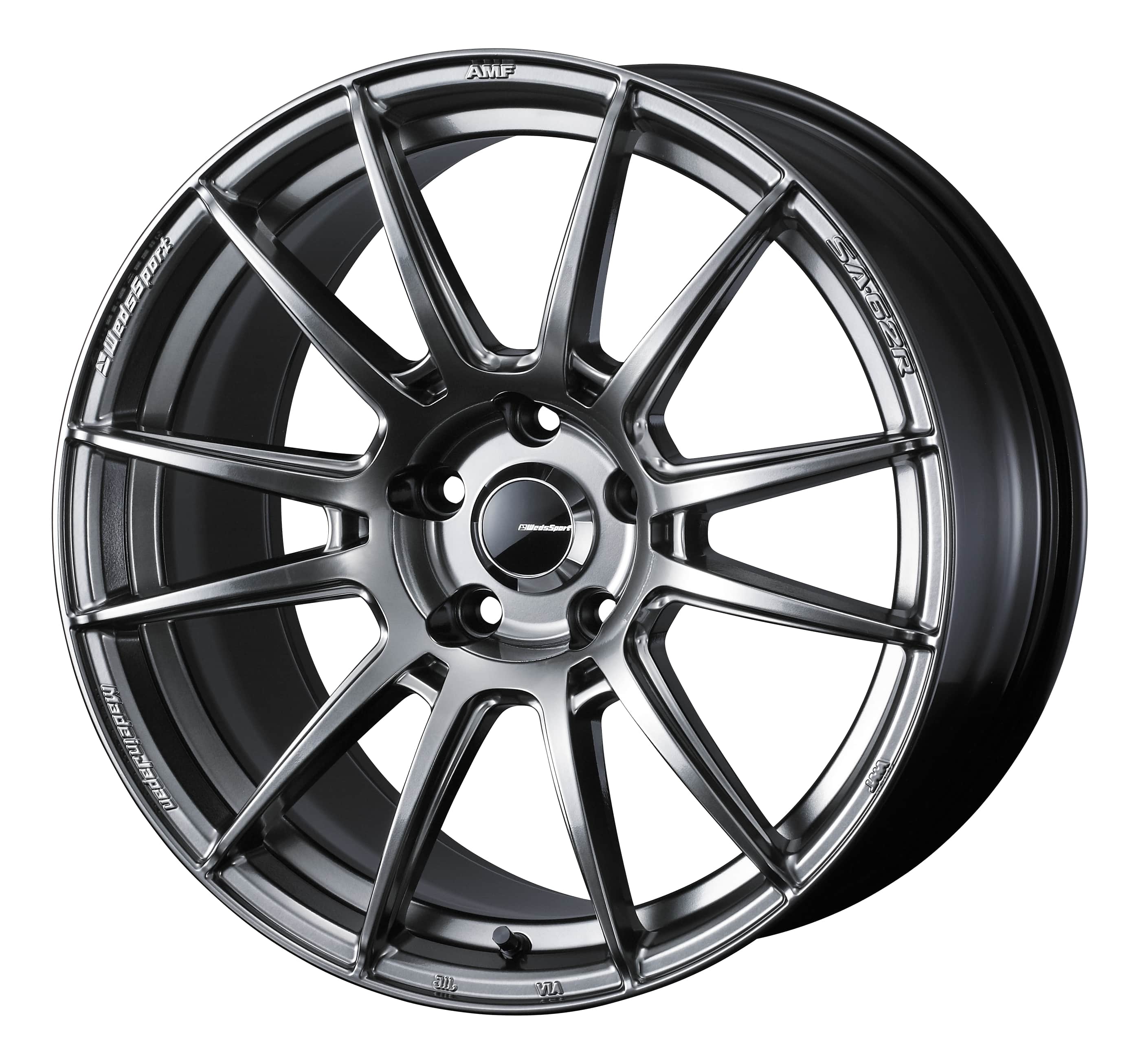 4本以上で特典付 ウェッズスポーツ SA-62R 18x8.5 5H 100 +45 プラチナシルバーブラック / 18インチ ホイール1本 WedsSport SA-62R 個人宅直送可 Weds ウェッズ|エスクリエイト