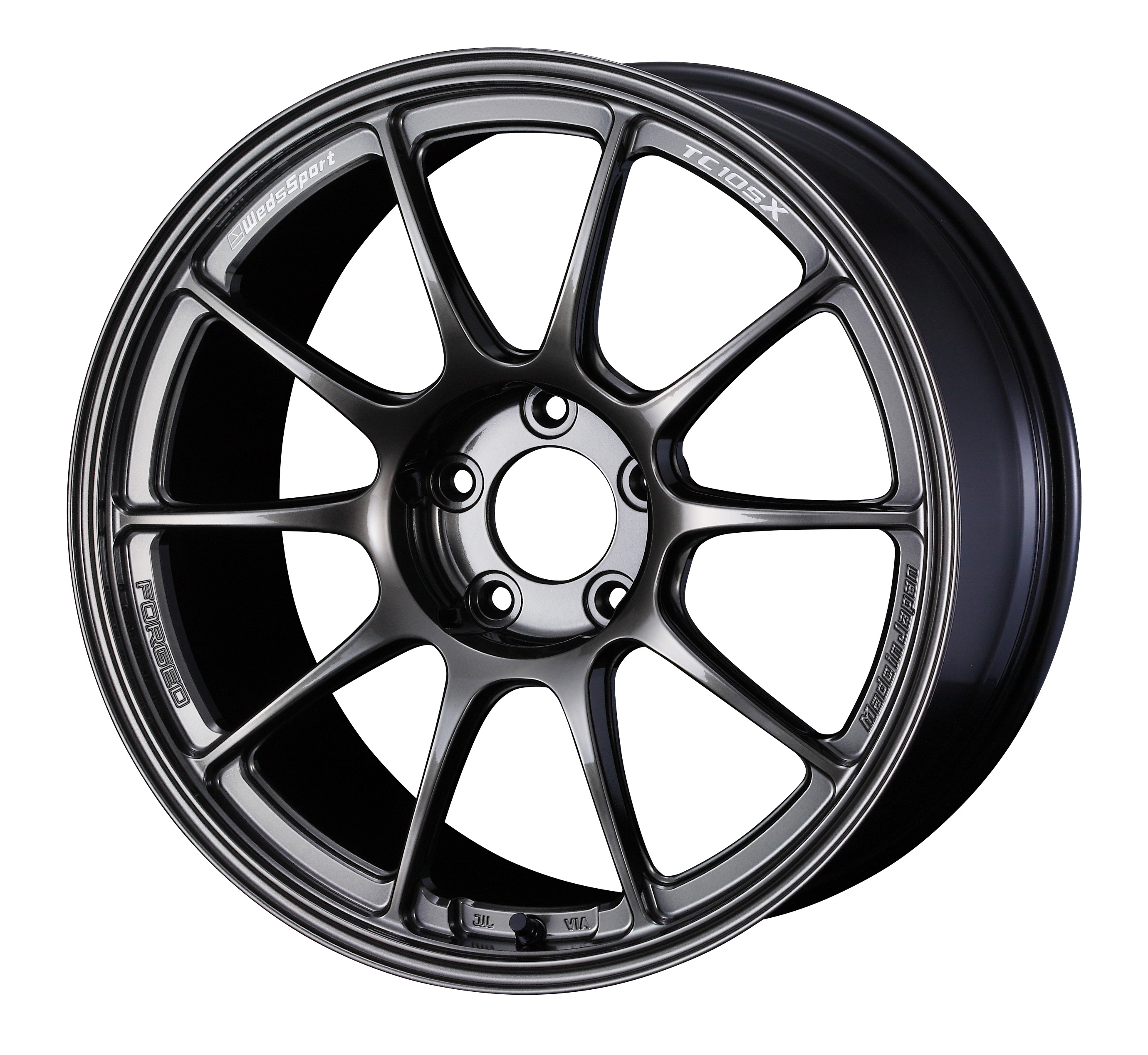 4本以上で特典付 ウェッズスポーツ TC-105X フォージド 17x7.5 5H 100 +44 EJ-TITAN / 17インチ ホイール1本 WedsSport TC-105X FORGED 個人宅可 Weds ウェッズ