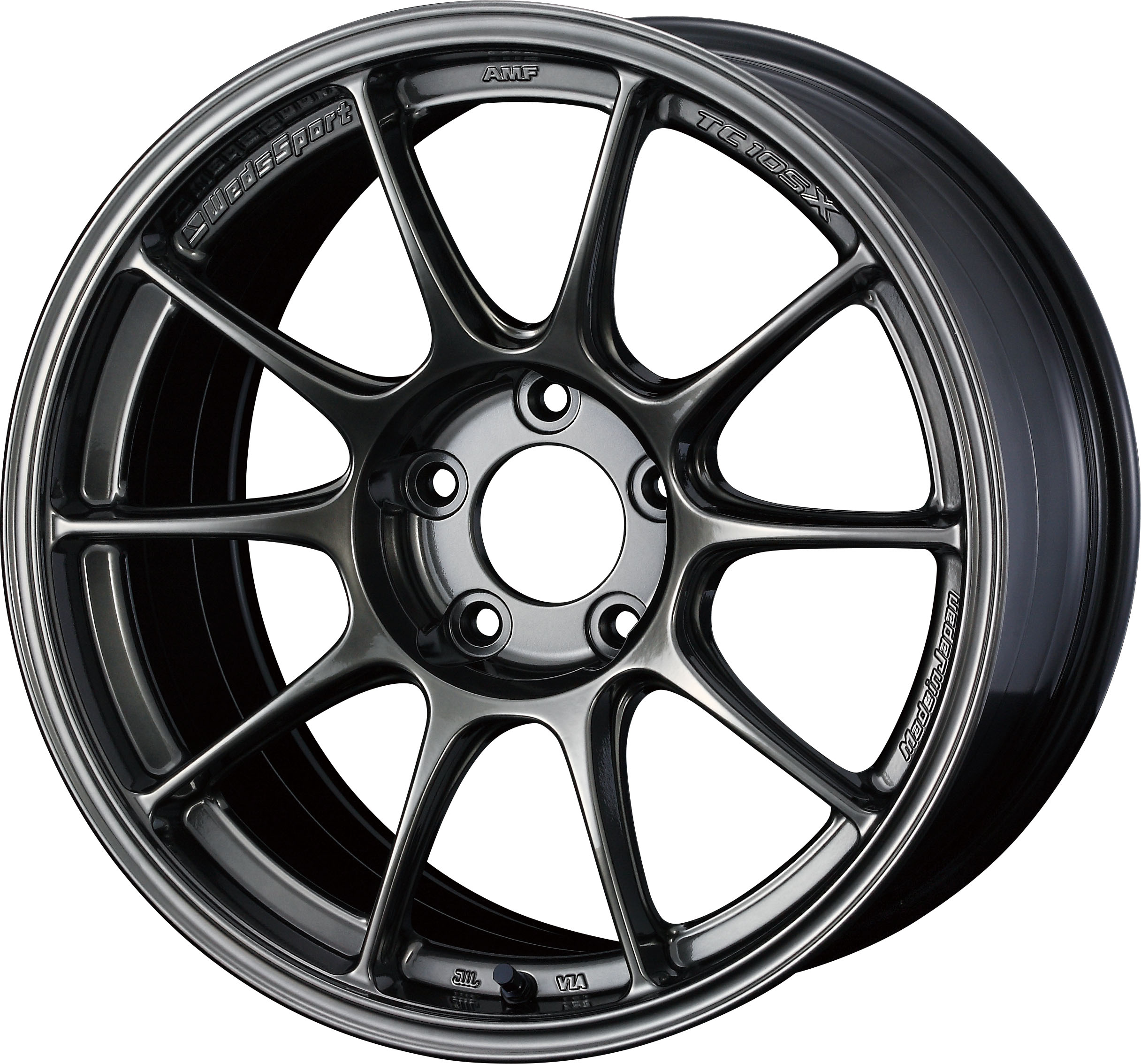 4本以上で特典付 ウェッズスポーツ TC-105X 17x9.0 5H 114.3 +25 EJ-TITAN / 17インチ ホイール1本 WedsSport TC-105X 個人宅直送可 Weds ウェッズ