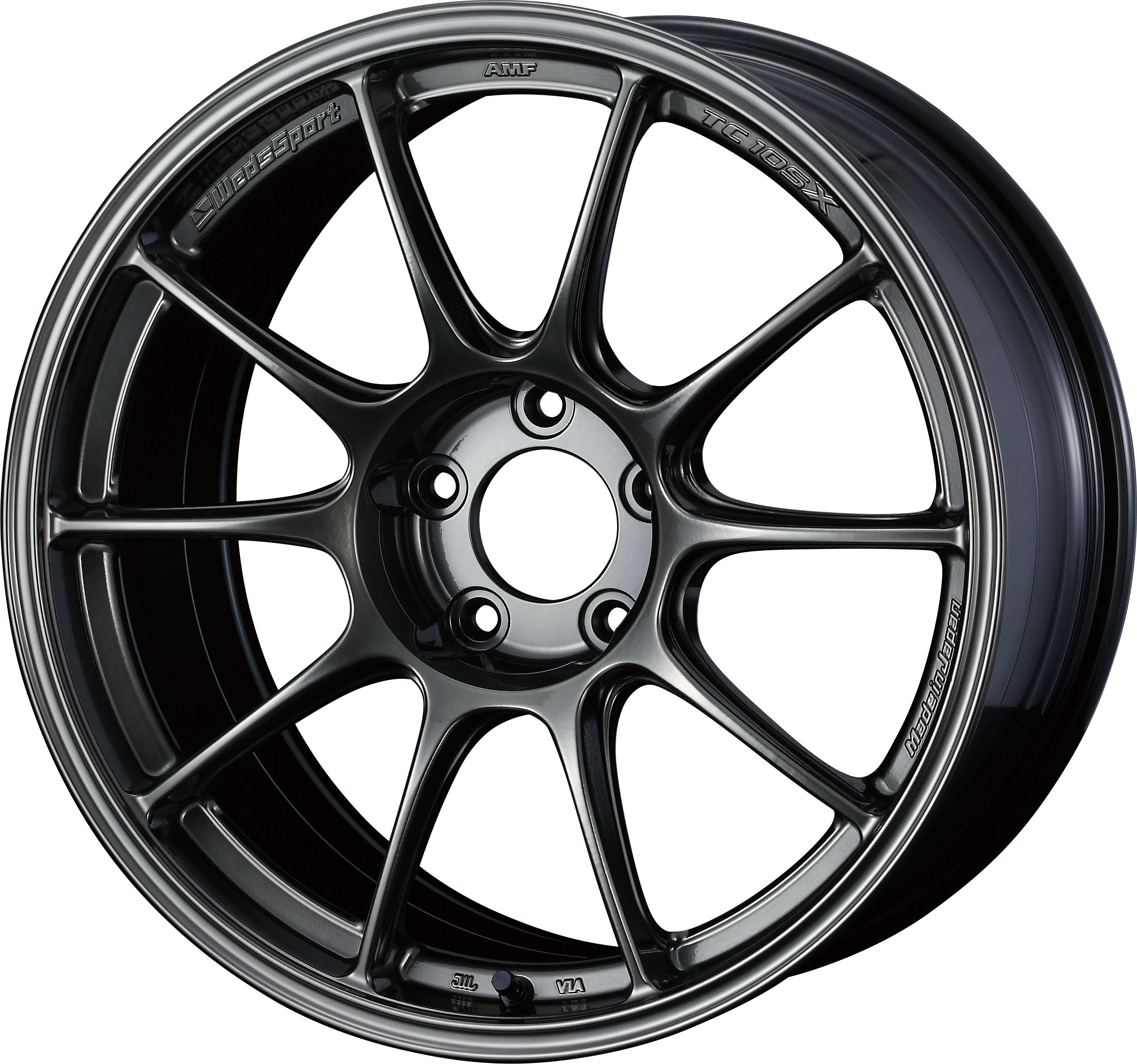 4本以上で特典付 ウェッズスポーツ TC-105X 18x9.5 5H 100 +45 EJ-TITAN / 18インチ ホイール1本 WedsSport TC-105X 個人宅直送可 Weds ウェッズ｜エスクリエイト
