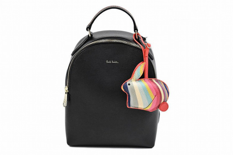 【楽天市場】ポールスミス バッグ ミニ リュックサック レディース ブランド Paul Smith ラビットチャーム 黒 ブラック 女性 婦人