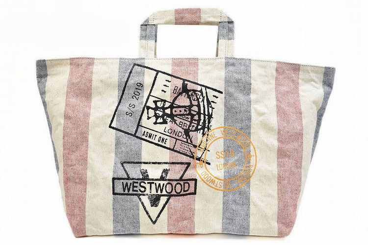 楽天市場 ヴィヴィアン ウエストウッド バッグ トートバッグ レディース ブランド Vivienne Westwood スタンプ シリーズ 白 ホワイト トリコロール L 女性 婦人 日本製 X1x あす楽 Selectshop Season