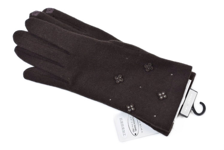 ★新品★アンテプリマ　レザー手袋　羊革　ウール　カシミヤ　フィオーリ　花　黒 楽天市場】アンテプリマ 手袋 レディース ブランド ANTEPRIMA 指