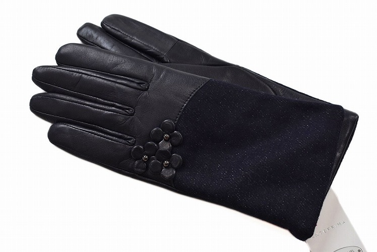 ★新品★アンテプリマ　レザー手袋　羊革　ウール　カシミヤ　フィオーリ　花　黒 楽天市場】アンテプリマ 手袋 レディース ブランド ANTEPRIMA