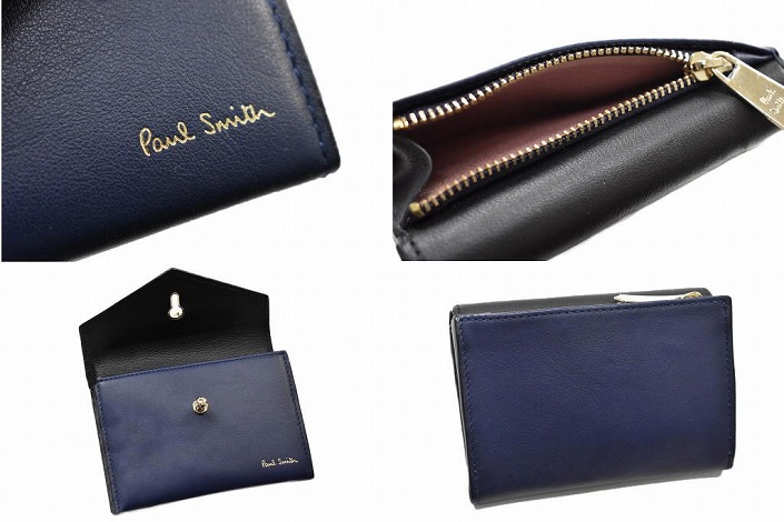 即納 最大半額 ポールスミス 名刺入れ コインケース レディース ブランド Paul Smith キーホールエンベロープ 専用箱付 紺 ネイビー 女性 婦人 Pwd862 あす楽 最適な材料 Www Joescollisionrepair Com