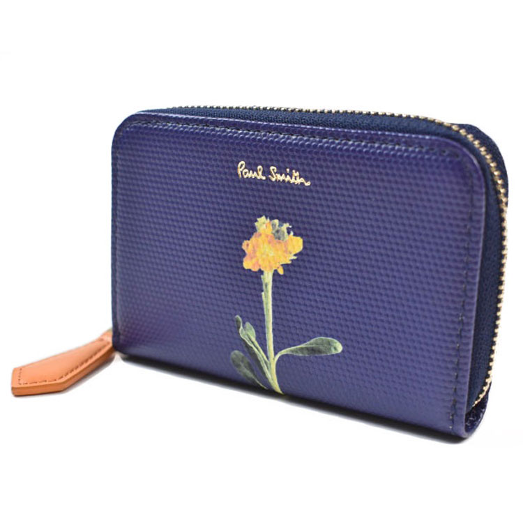 ポールスミス 小銭入れ付きキーケース 4連 マーブル　新品、訳あり ポールスミス 小銭入れ付きキーケース 4連 マーブル 新品、訳